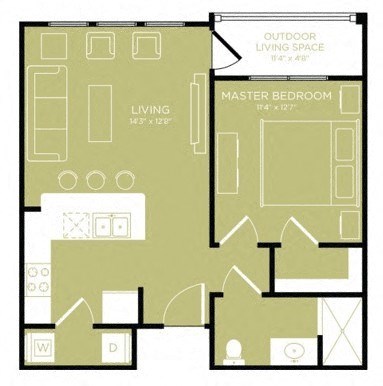 MEW A1 floor plan at Retreat at Wylie, Wylie, TX
